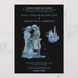 *~* 中世の城のカップル　愛のウェディング 招待状