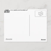 中世の城のポストカード ポストカード (裏面)