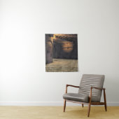 中世の城の写真の背景のインテリア タペストリー (インサイチュ)