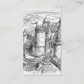 中世の城の名刺 名刺 (裏面)