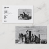 中世の城の名刺 名刺 (正面/裏面)