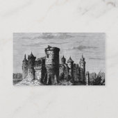 中世の城の名刺 名刺 (裏面)