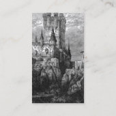 中世の城の名刺 名刺 (裏面)