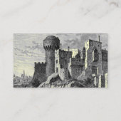 中世の城の名刺 名刺 (裏面)