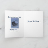 「中世の城の青」 シーズンカード (内部)