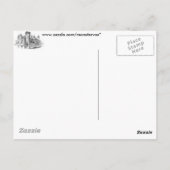 中世の城はがき ポストカード (裏面)