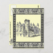 中世の城はがき ポストカード (正面/裏面)