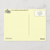 中世の城はがき ポストカード (裏面)