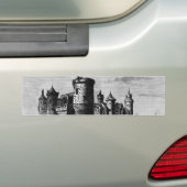 中世の城バンパーステッカー バンパーステッカー (車上)