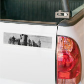 中世の城バンパーステッカー バンパーステッカー (トラック上)