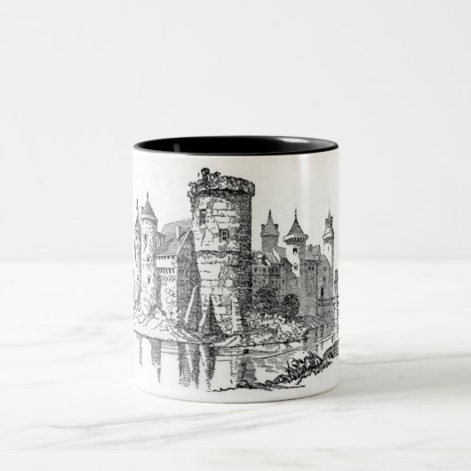 中世の城マグカップ ツートーンマグカップ (中央)