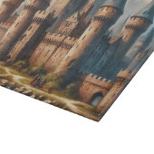 中世の城下町 – 夕暮れ時の静かな川|過去記事 カッティングボード (角)