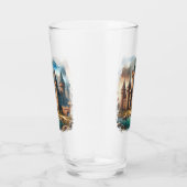 中世の城下町 – 夕暮れ時の静かな川|過去記事 タンブラーグラス (右)