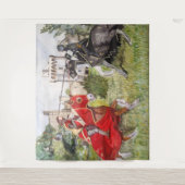 中世の城主 タペストリー (正面)