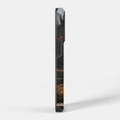 中世の城山の風景 iPhoneケース (右側面)