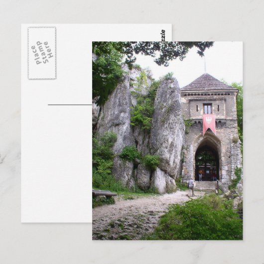 中世の城跡 ポストカード (正面/裏面)