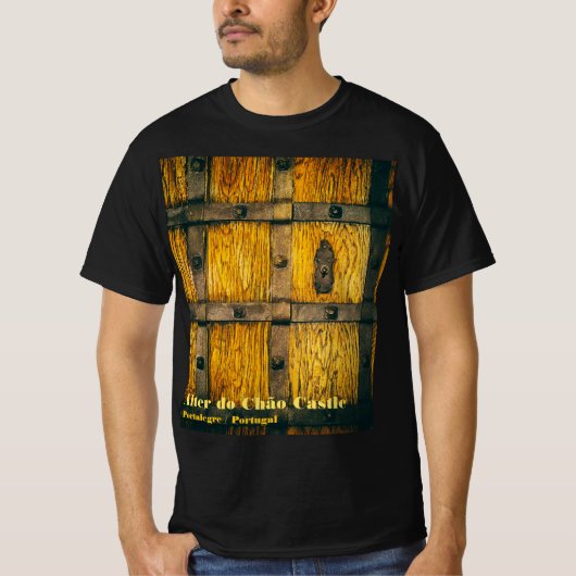 中世の城門が近い Tシャツ (正面)