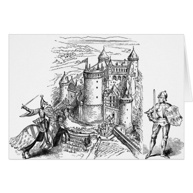 中世の城 (正面横)