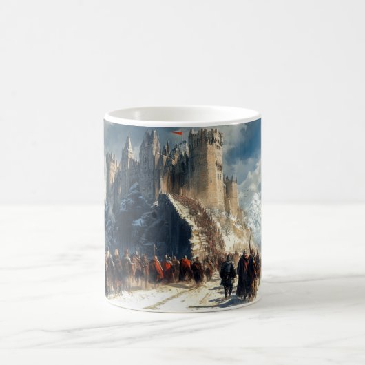 中世の城 コーヒーマグカップ (中央)
