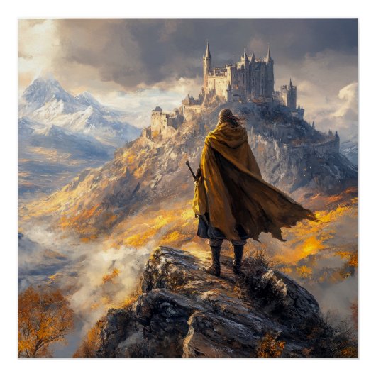 中世の城 ポスター (正面)