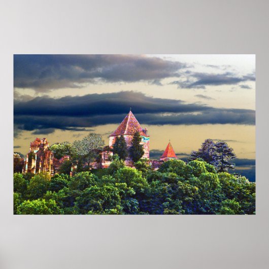 中世の城 ポスター (正面)