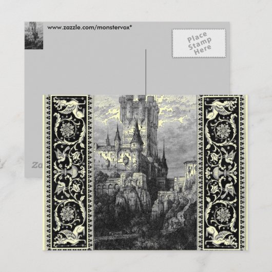 中世の城 ポストカード (正面/裏面)