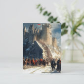 中世の城 ポストカード (スタンド正面)