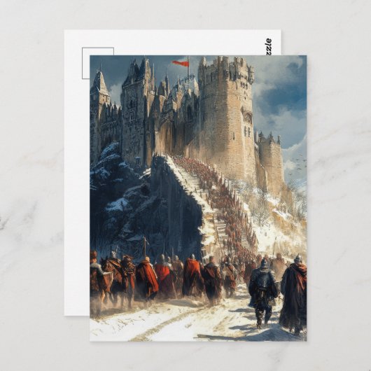 中世の城 ポストカード (正面/裏面)