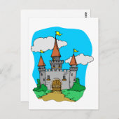 中世の城 ポストカード (正面/裏面)