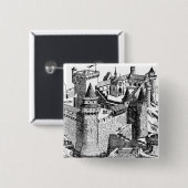 中世の城 缶バッジ (正面&裏面)