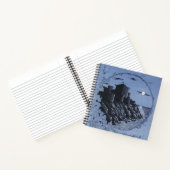 中世の城（青） ノートブック (内部)