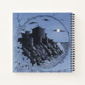 中世の城（青） ノートブック (裏面)