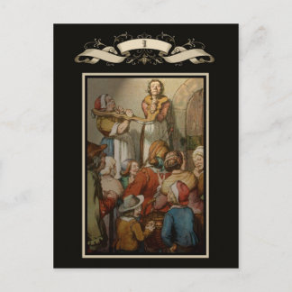 中世の場面 ポストカード