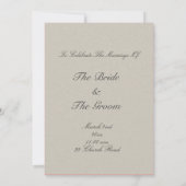 中世の壁紙結婚式招待状 招待状 (裏面)