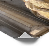 中世の大天使マイケル像 ポスター (角)