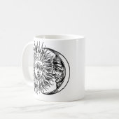 中世の太陽と月 コーヒーマグカップ (正面左)