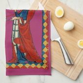 中世の夫婦 キッチンタオル (四つ折り)