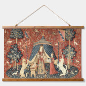 中世の女性とユニコーン（1484年～1500年） 吊り下げ型タペストリー (正面)