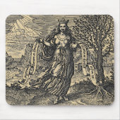 中世の女王：長寿と健康 マウスパッド (正面)