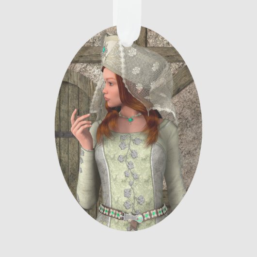 中世の婦人 オーナメント (正面)