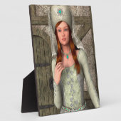 中世の婦人 フォトプラーク (側面)