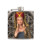 中世の婦人 フラスク (正面)