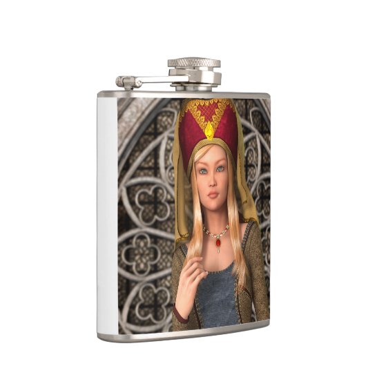 中世の婦人 フラスク (右)