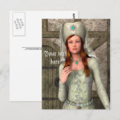 中世の婦人 ポストカード (正面/裏面)