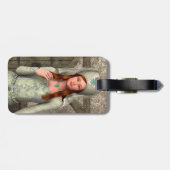 中世の婦人 ラゲッジタグ (裏面横)