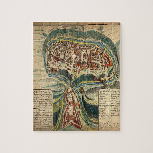 中世の宝の地図 ジグソーパズル (縦)