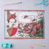 中世の小鳥の庭の詩人 薄葉紙 (クラフト)