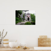 中世の岩の上に強い岩 ポスター (キッチン)