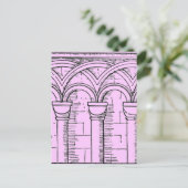 中世の建築はがき ポストカード (スタンド正面)