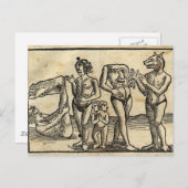 中世の怪物 ポストカード (正面/裏面)